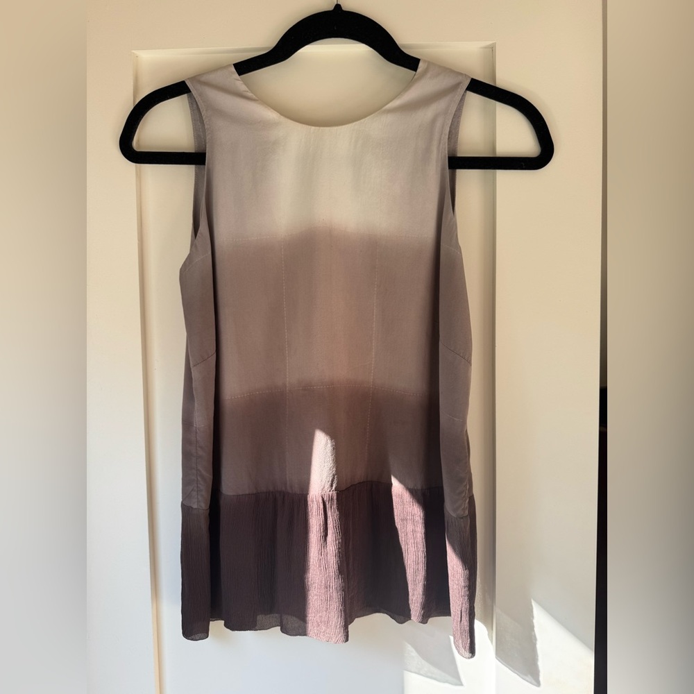 Silk Luxury Designer sleeveless top
